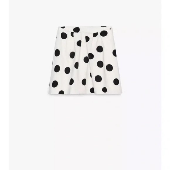 ZARA POLKA DOT STRAPLESS ТОР - Picture 5 of 6